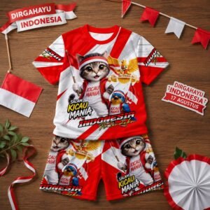 setelan baju jersey anak kicau mania dirgahayu kemerdekaan indonesia